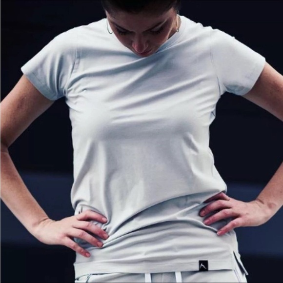 ROKWOLF SOFT COMFY LOUNGE TEE GREY PIMA COTTON/MODAL/SPANDEX TEE—Dark Grey only - Picture 1 of 2